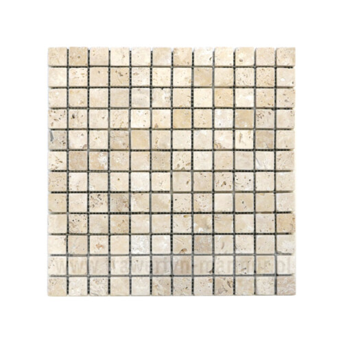 Mozaika kamienna trawertyn Ivory Tumbled 2cm x 2cm