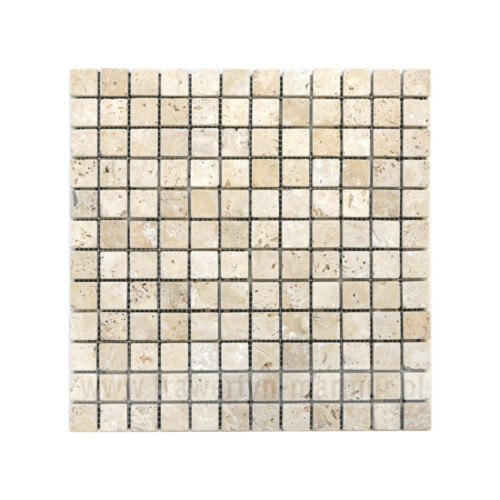 Mozaika kamienna trawertyn Ivory Tumbled 2cm x 2cm