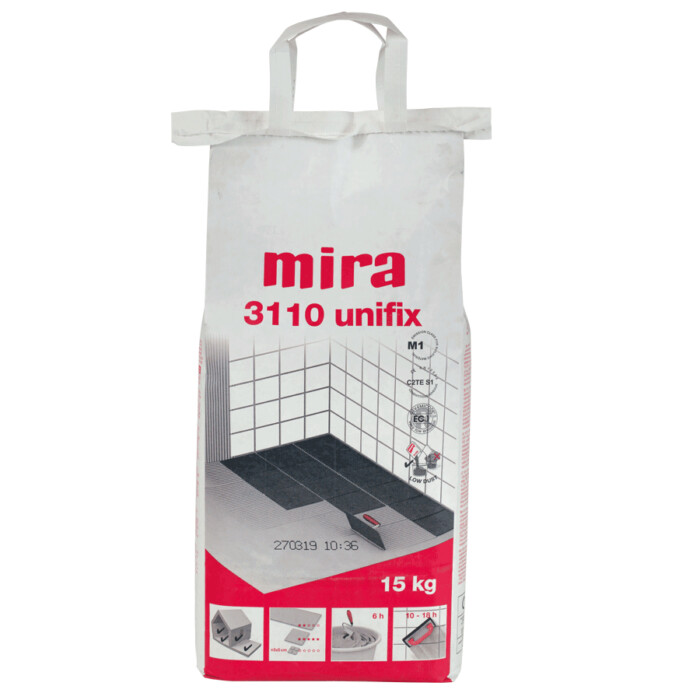 Klej do płytek Mira 3110 unifix (biały) C2TE S1 15kg