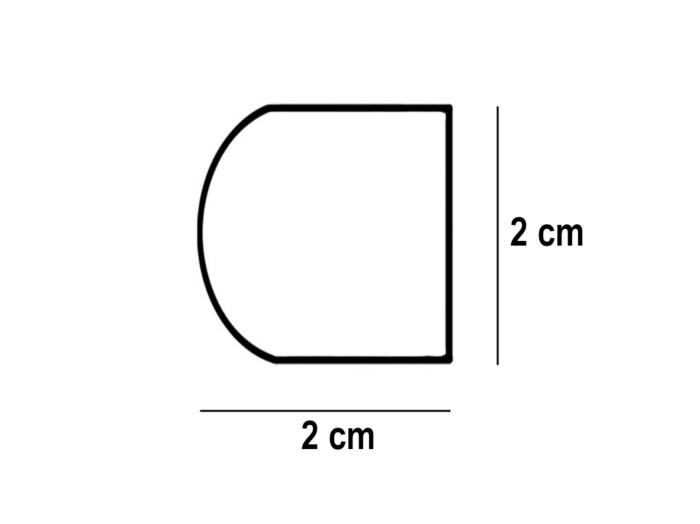 Dekor trawertynowy Noce Pencil 2cm x 30,5cm