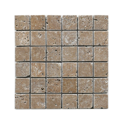 Mozaika kamienna na podłogę i ścianę trawertyn Noce