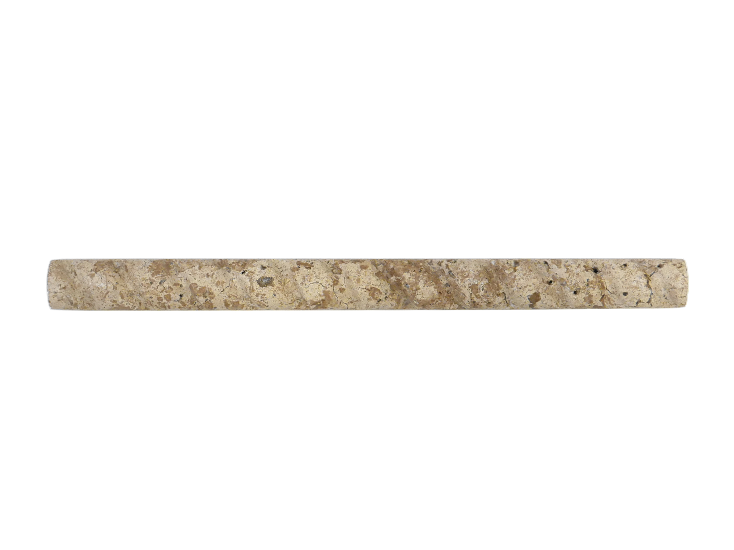Trawertyn kamień naturalny dekor półwałek listwa tuscany rafaello 2x30