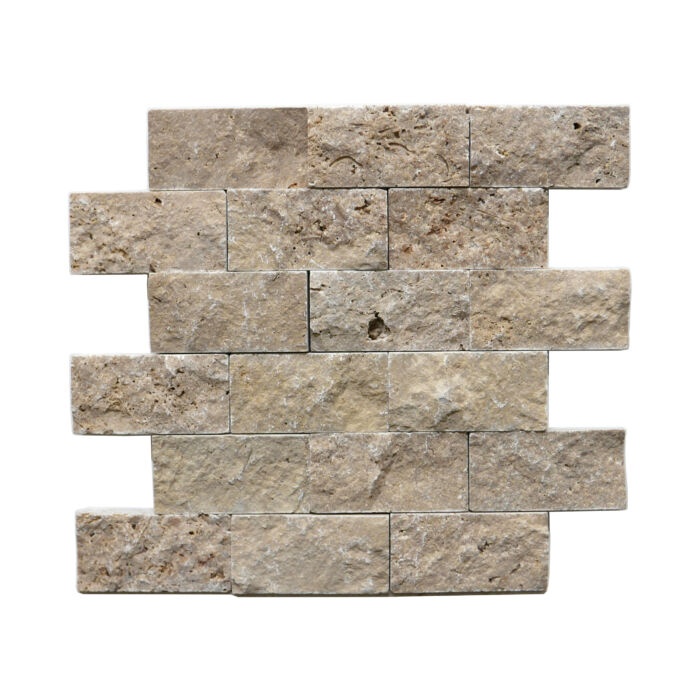 Kamień na ścianę Trawertyn mozaika Noce Noche Łupek 5x10