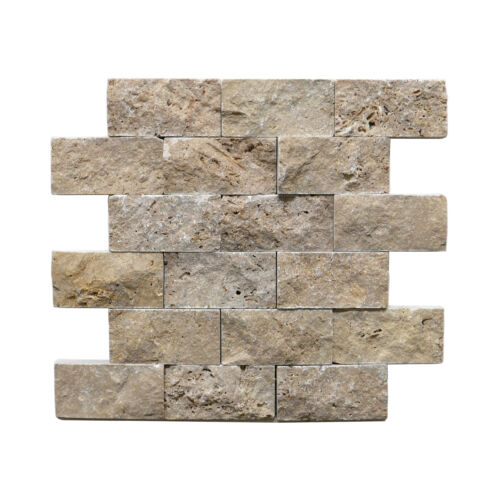 Kamień na ścianę Trawertyn mozaika Noce Noche Łupek 5x10