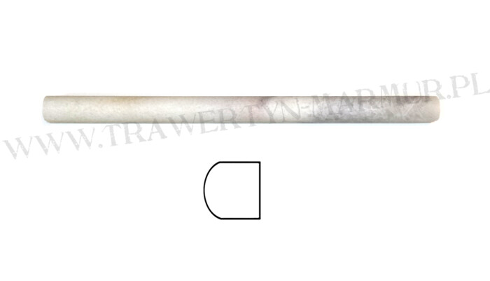 Dekor marmurowy Bianco Carrara Pencil 2cm x 30,5cm