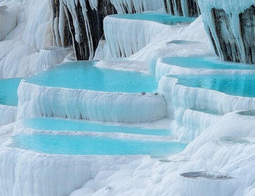 Bawełniany zamek, czyli trawertyn w Pamukkale